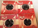 ELVIS PRESLEY 4 rare ORIGINAL UK SINGLES 1957-1965 / ROCK 'N' ROLL / NEAR MINT 