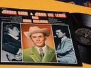 JOHNNY CASH & JERRY LEE LEWIS LP SING HANK WILLIAMS ORIG BLACK SUN EX LAMINATED