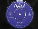 RARE CRAZY BEAT/HIGH BLOOD PRESSURE. GENE VINCENT. CAPITOL. CL 15307. 1963.U.K.