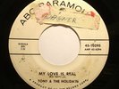 Doo-Wop 45 - Tony & Holidays - my love is real - Strong vg++ promo