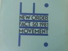 NEW ORDER Movement FACTORY LP UK ORIGINAL 1ST ISSUE FACT50 RARE JOY DIVISION EX+