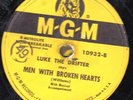78-HONKY TONK-HANK WILLIAMS as LUKE THE DRIFTER-JUST WAITIN'/MEN WITH BROKEN HEA
