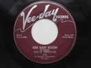 EL DORADOS Bim Bam Boom There In The Night Vee Jay Doo Wop 45 HEAR
