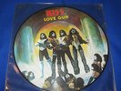 vintage Kiss Love Gun LP record IMPORT PICTURE DISC #90678 Phonogram