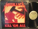 METALLICA KILL 'EM ALL ORIG 1983 MEGAFORCE LP SHRINK THRASH METAL CLIFF BURTON