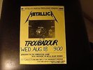 Metallica Original show flyer from 1982 PRE Kill em All era Troubador 8/82