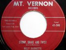 BILLY BARNETTE & SEARCHERS 45 Stomp Shake & Twist DOO WOP Rockabilly ORIG e239