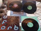 The Orb. UF ORB, Navy Plastic Cover 2xLp + Live album 2x art prints Big Life '92