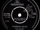 THE BEATLES Paperback Writer 1966 UK PARLOPHONE RECORDS 7