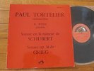 SCHUBERT-GRIEG / P.TORTELIER cello-R.WEISZ piano LP LVSM  FALP 570 50'S Press EX
