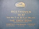 CORTOT, THIBAUD & CASALS Hmv DB-1223/7 5x78rpm Set BEETHOVEN Trio #7 ARCH-DUKE