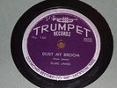 ELMO JAMES Dust My Broom b/w Catfish Blues 78 Original Trumpet 146 Elmore EX