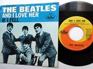 BEATLES 45 And I Love Her / If I Fell w/ PIC SLV CAPITOL Original US press c1675