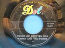 Kenny And The Fiends House On Haunted Hill 1963 Single Dot 45 16568 Horror Surf