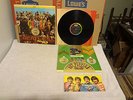 1967 THE BEATLES SGT PEPPERS LONELY HEARTS CLUB BAND STEREO LP INSERT & POSTCARD