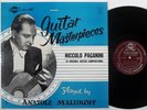 ANATOLE MALUKOFF Guitar Masterpieces Paganini SMC PRO ARTE LP 1019 rare guitar