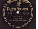JOHN WILLIAMS SYNCO JAZZERS  GOOSE GREASE  DOWN IN GALLION  PARAMOUNT 12457  BEL