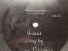 EMILE BERLINER 1/SIDED 7” 78: LOUIS BRADFIELD ‘YUSS” MUSIC HALL SONG.