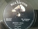 78 RPM RCA VICTOR RECORDS ELVIS PRESLEY MYSTERY TRAIN 1955 I FORGOT TO REMEMBER