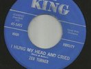 ROCKABILLY BOPPER- ZEB TURNER-  I HUNG MY HEAD AND CRIED --HEAR BOTH- 1961 KING