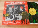 SAMPLER - Punk And Disorderly III  - The Final Solution - GREEN MARBELED UK 1983