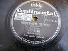 78 RPM BRAZIL LUIZ BONFA MY OLD BASS / REMEMBER TO YOU VIOLAO