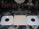 BEATLES/ WHITE ALBUM ON WHITE VINYL 1980 PRESSING WITH PHOTOS & POSTER EXCELLENT
