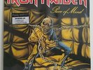 IRON MAIDEN IN BENELUX - PEACE OF MIND - HOLLAND IMPORT - STIKER ON JACKET 1983