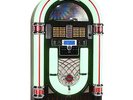 JUKEBOX RETRO RICATECH RR2000 PLATINE VINYLE LECTEUR CD MP3 RADIO FM USB SD AUX
