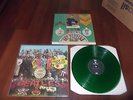 THE BEATLES  SGT.PEPPERS LONELY HEARTS CLUB BAND  VINYL LP.GREEN VINYL.EX.