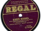 J. SCOTT SKINNER Scottish fiddle 78 Bagpipe Marches/Medley No. 2 (E-) Rec 1910