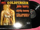 Sound Track 007 GOLDFINGER USA LP John Barry Shirley Bassey JAMES BOND EX++