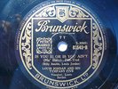 LOUIS JORDAN - IS YOU IS OR IS YOU AIN'T MA BABY - UK BRUNSWICK 78RPM 1944 EX