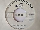 Rockabilly; Wayne Walker; All I Can Do Is Cry / It's My Way on ABC 70's re