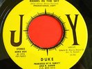 Private / Outsider / Disco Rock 45 DUKE Riders In The Sky / Playin' JOY 404 NM-
