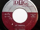 PREMIERS 45 My darling / Have a heart  DIG Doowop BB2305