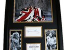 ROGER DALTREY HAND SIGNED & FRAMED HUGE PHOTO MOUNT DISPLAY THE WHO RARE & COA
