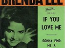 BRENDA LEE - If you love me /Gonna find me a bluebird Rare '64 GERMAN 7