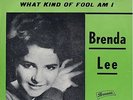 BRENDA LEE - St.Louis blues / What kind of fool am I Rare '64 GERMAN 7