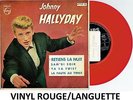 JOHNNY HALLYDAY RETIENS LA NUIT 45 TOURS VINYL ROUGE ESPAGNOL SPAIN ESPAGNE