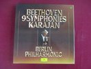 Beethoven 9 Symphonies 8Lp + book boxed set-Karajan,German DGG pressing