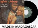 JOHNNY HALLYDAY SYLVIE VARTAN J'AI UN PROBLEME 45 TOURS MADAGASCAR VARIANTE 1