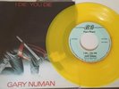 Gary Numan I DIE : YOU DIE DUTCH YELLOW VINYL 7 Inch. Near Mint. Nine Inch Nails