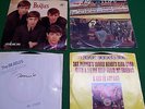 4 Beatles 45 rpm records Love me do,Hard days night.Ob-la-di,lonely heart club