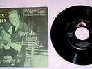 ELVIS PRESLEY - LOVE ME TENDER - Orig 45 w/ Super CLEAN VINYL + GREEN Pic SLEEVE