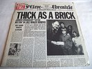JETHRO TULL   THICK AS A BRICK ** 1972 UK CHRYSALIS LP NEWSPAPER SLV.