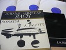 BACH Violin Sonatas NOVOTNY , BOX 3 LP Supraphon Czech  / NM