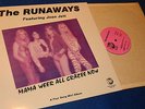 LP disque THE RUNAWAYS joan JETT mama weer all crazee now RHINO RECORDS RNEP-602