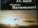 BACH CELLO SUITES COMPLETE HARNONCOURT HARMONIA MUNDI STEREO 3LP AND SCORE EX/NM