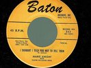 MARIE KNIGHT - I THOUGHT I TOLD YOU NOT TO...- BATON M- R&B/ Blues/ Soul Rocker